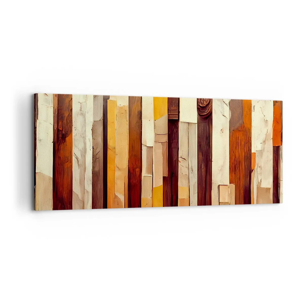 Cuadro sobre lienzo - Impresión de Imagen - Himno de los árboles del bosque - 100x40 cm