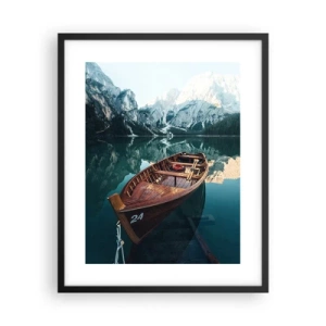 Póster en marco negro - Como pintado en cristal - 40x50 cm