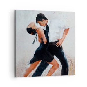 Cuadro sobre lienzo - Impresión de Imagen - El tango de mis sueños - 60x60 cm