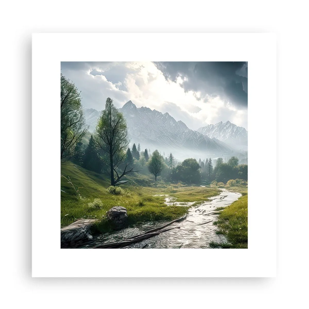 Póster - De ida y vuelta - 30x30 cm