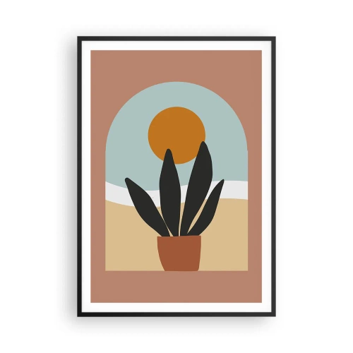 Póster en marco negro - Pequeñas alegrías - 70x100 cm