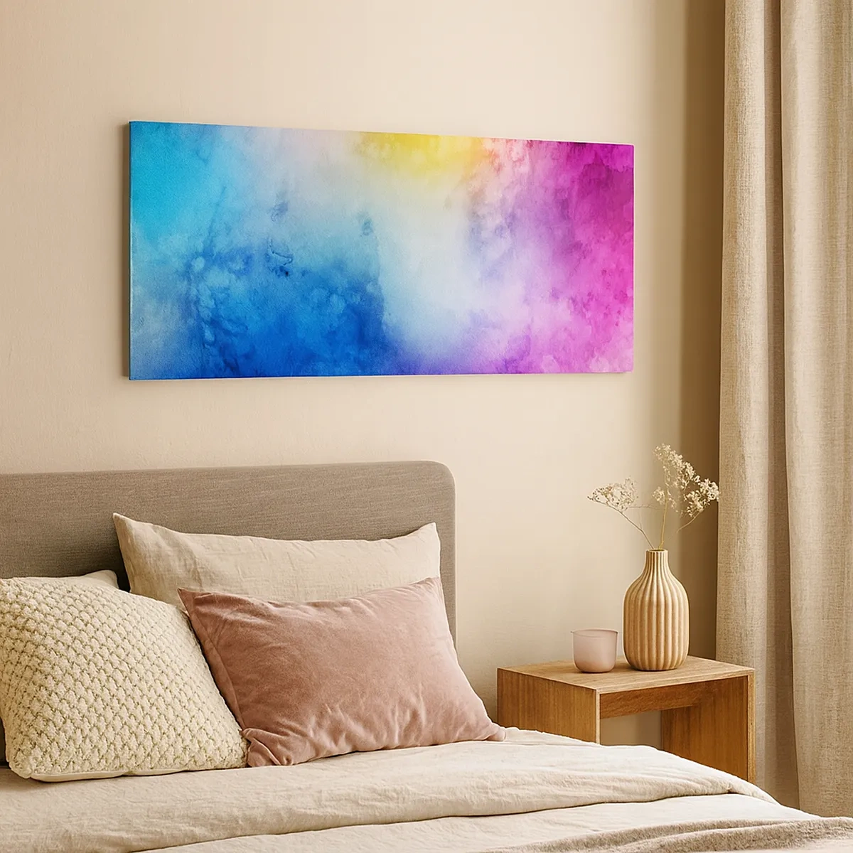 Cuadro sobre lienzo - Impresión de Imagen - Casi en el séptimo cielo - 30x30 cm