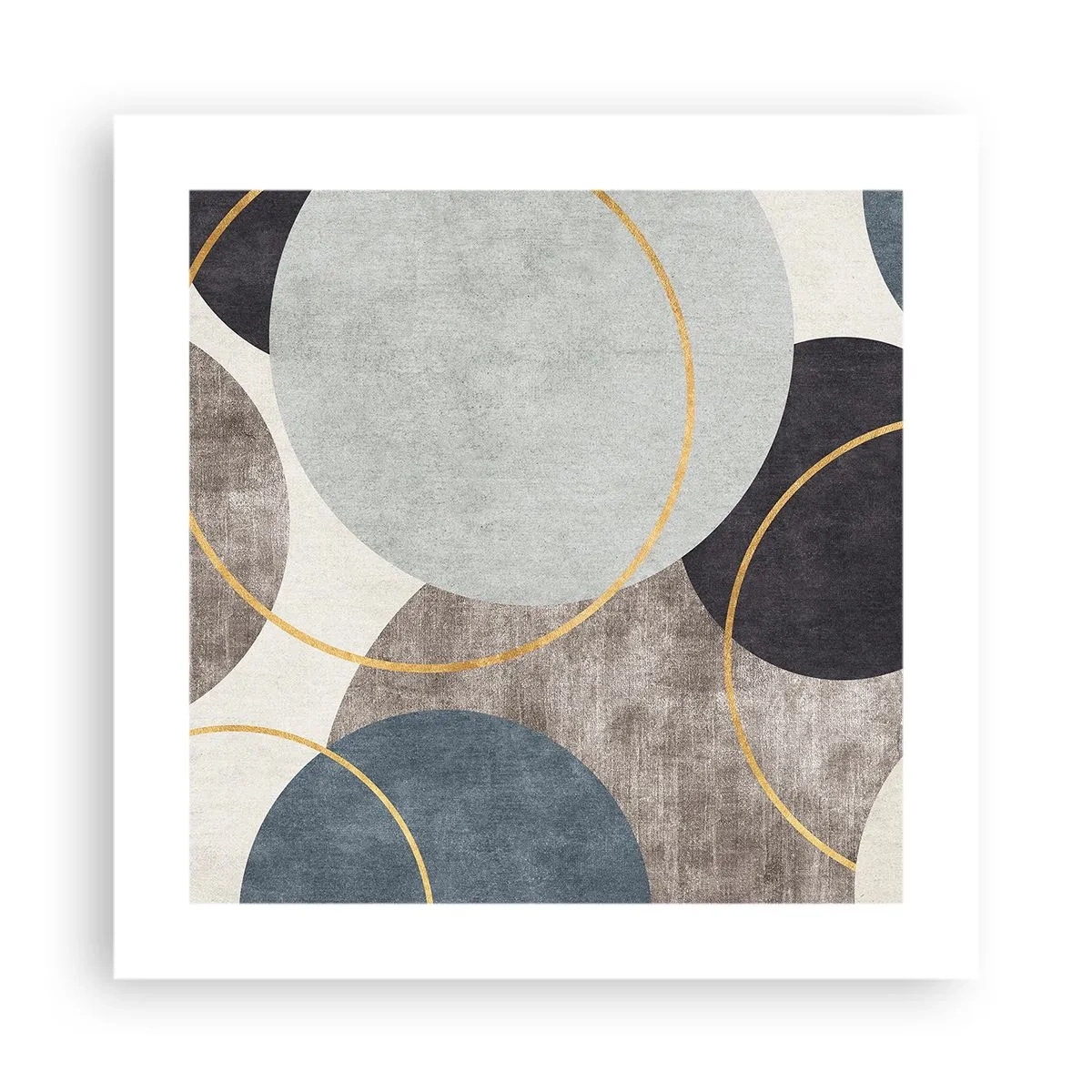 Póster - Círculo tras círculo - 40x40 cm