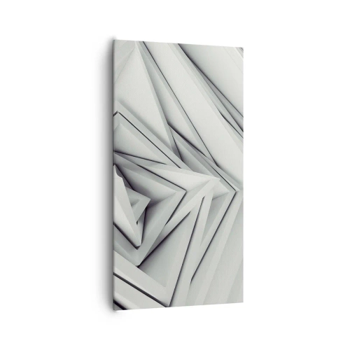 Cuadro sobre lienzo - Impresión de Imagen - Ángulos afilados - 65x120 cm