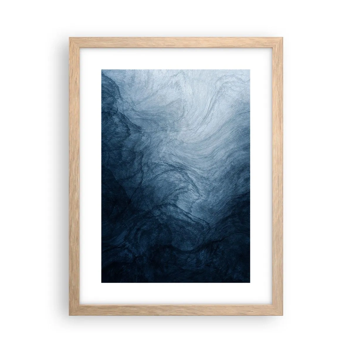 Póster en marco roble claro - En las profundidades - 30x40 cm