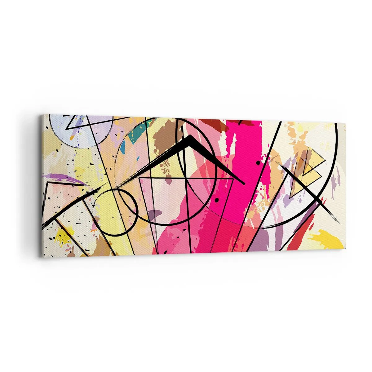 Cuadro sobre lienzo - Impresión de Imagen - Explosión - 100x40 cm