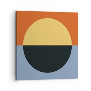 Cuadro sobre lienzo - Impresión de Imagen - Una composición de calidez y frescura - 70x70 cm