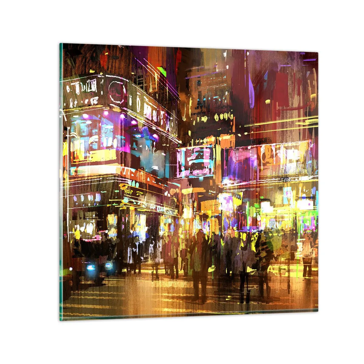 Cuadro sobre vidrio - Impresiones sobre Vidrio - En un mar de luz - 60x60 cm