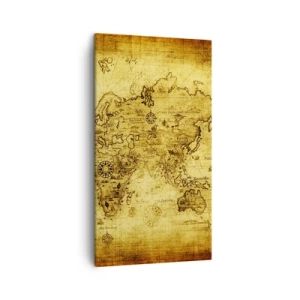 Cuadro sobre lienzo - Impresión de Imagen - Extraño es este mundo - 45x80 cm