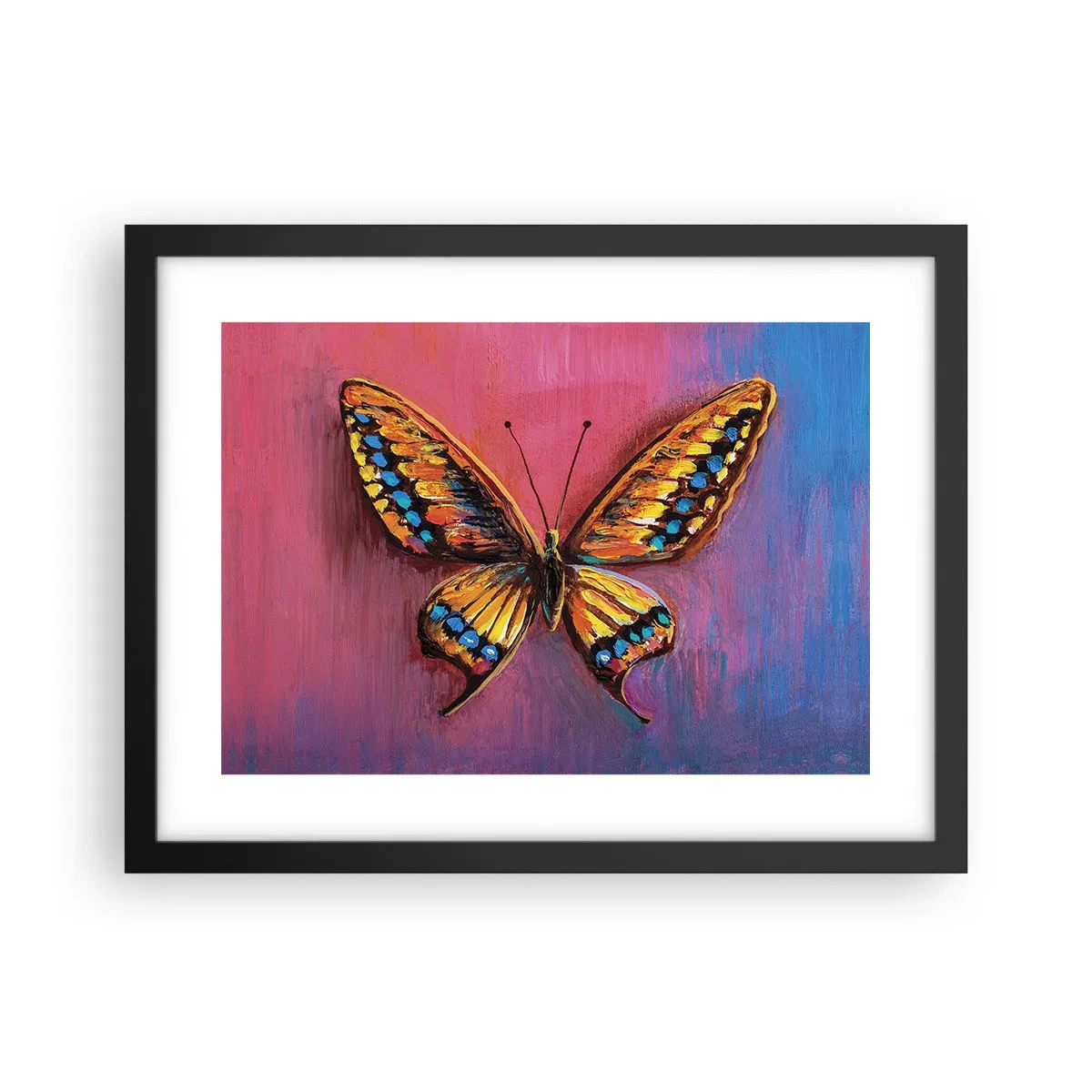 Póster en marco negro - Una joya de la naturaleza - 40x30 cm