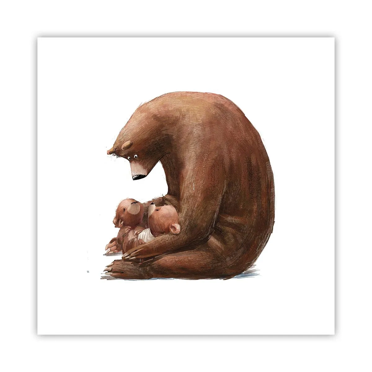 Póster - Dulces sueños, niños - 30x30 cm