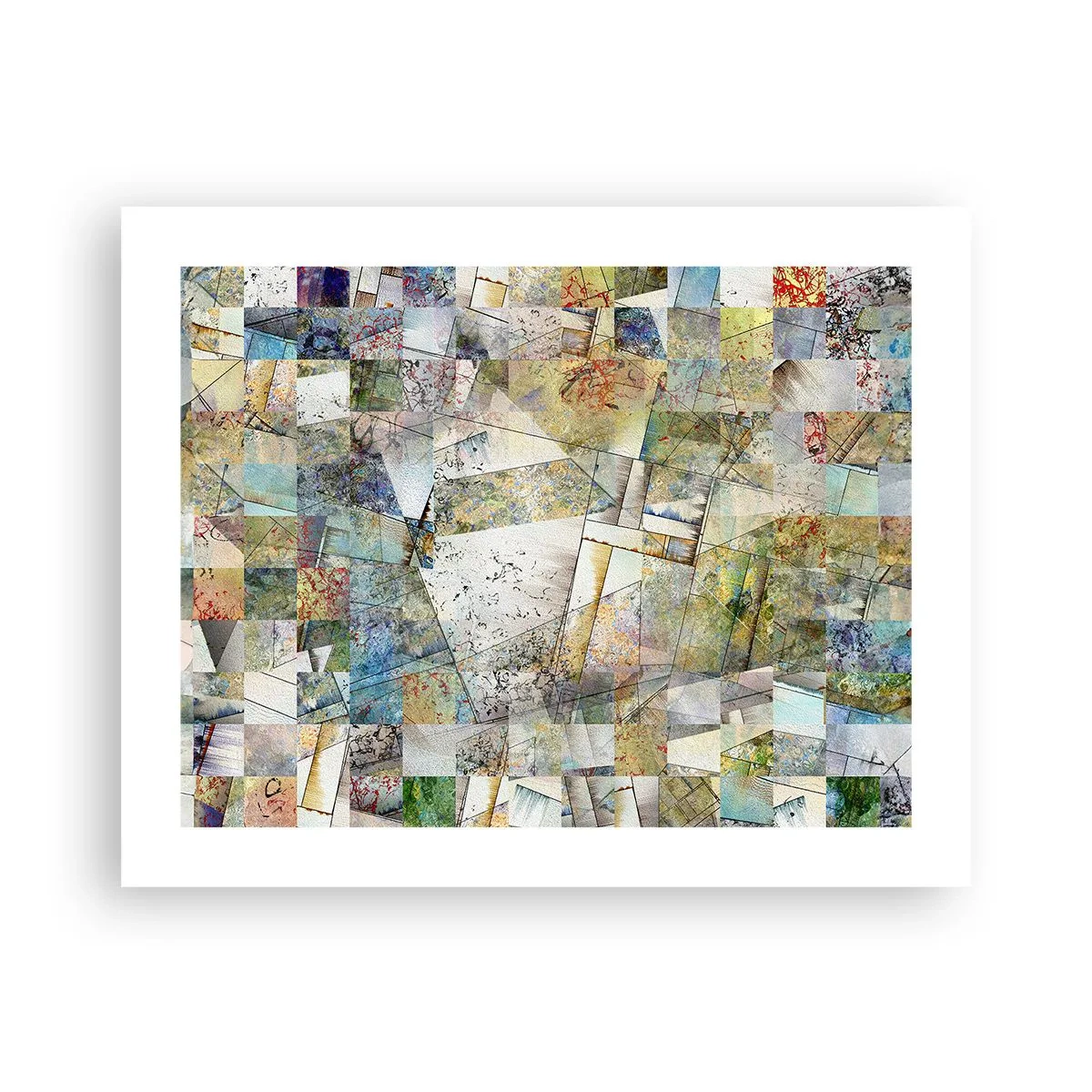 Póster - Remodelación geométrica - 50x40 cm