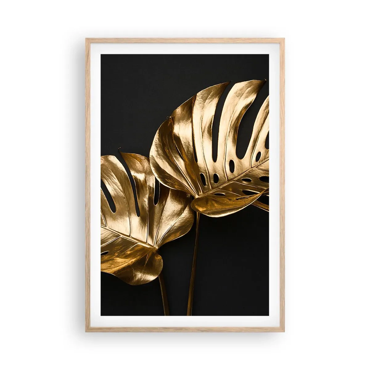 Póster en marco roble claro - Tesoros de la naturaleza - 61x91 cm