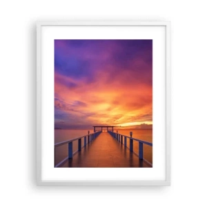 Póster en marco blanco - Sin fin - 40x50 cm