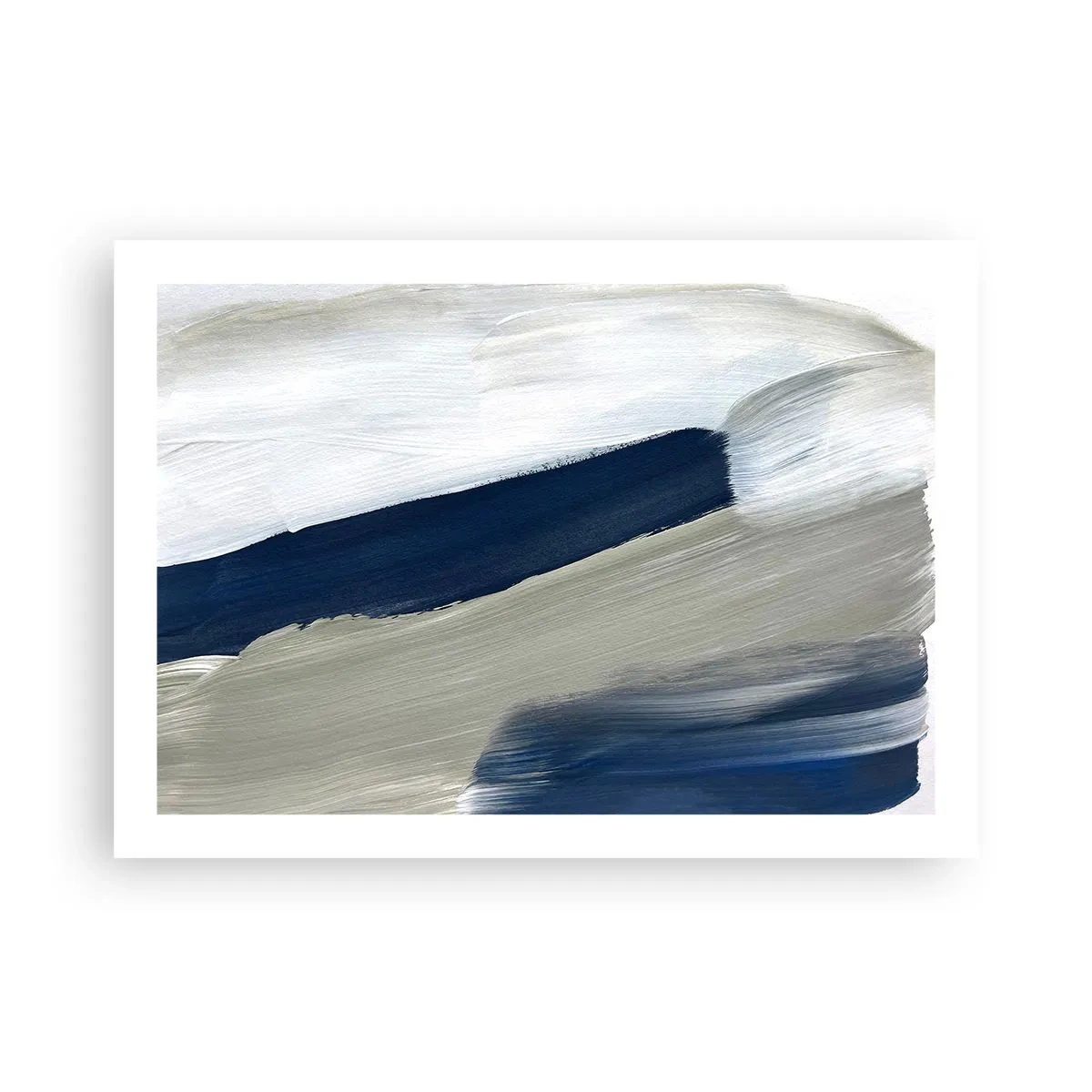 Póster - Encuentro con el blanco - 70x50 cm