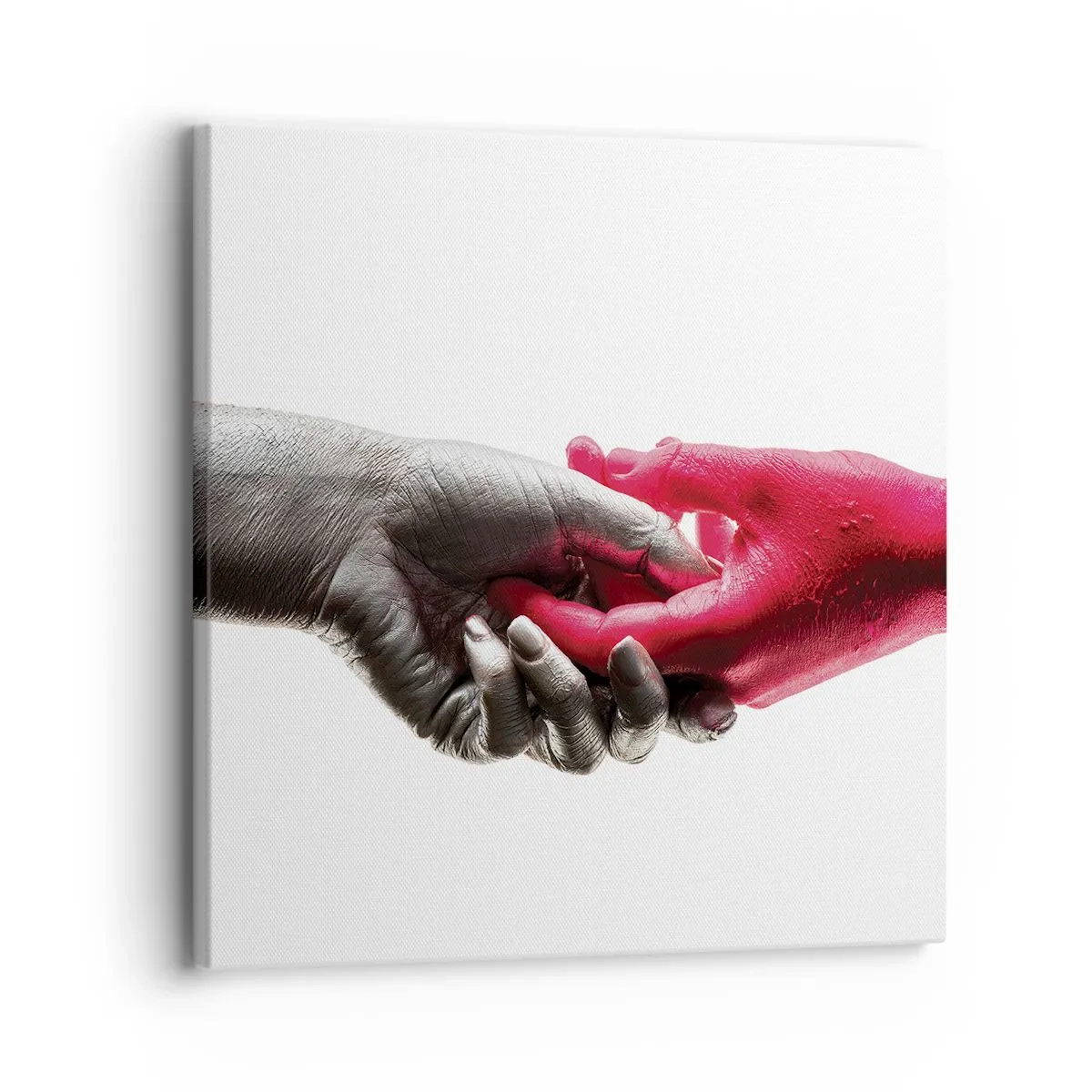 Cuadro sobre lienzo - Impresión de Imagen - Juntos, aunque diferentes - 30x30 cm
