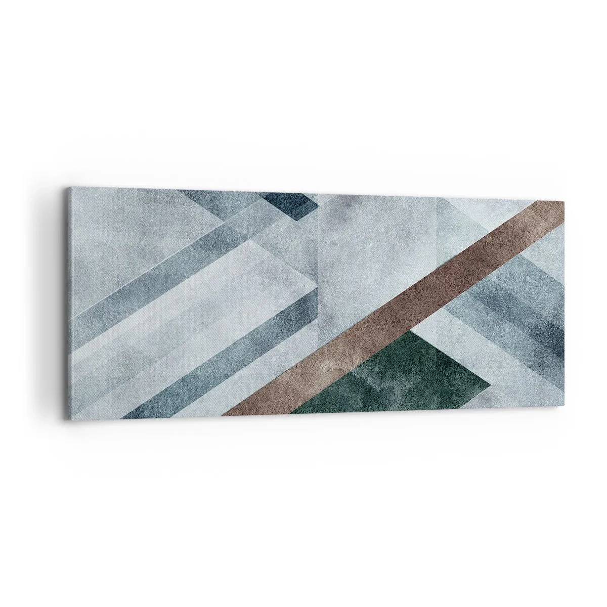 Cuadro sobre lienzo - Impresión de Imagen - Sofisticada elegancia de la geometría - 100x40 cm