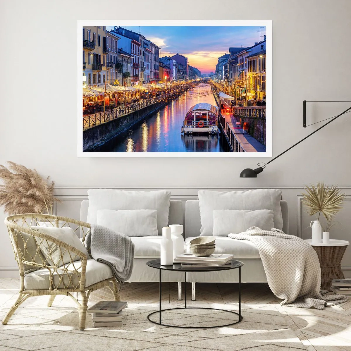 Póster - Una noche de luz y diversión - 40x30 cm