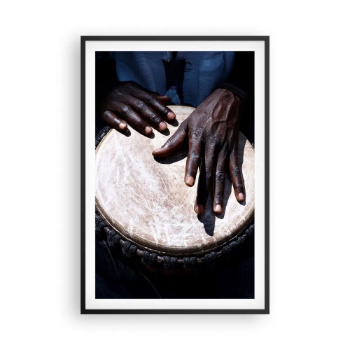 Póster en marco negro - Vive a tu ritmo - 61x91 cm