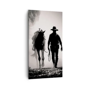 Cuadro sobre lienzo - Impresión de Imagen - La mañana de Texas - 55x100 cm