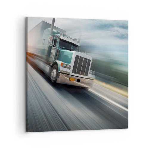 Cuadro sobre lienzo - Impresión de Imagen - Un gigante norteamericano en apuros - 50x50 cm