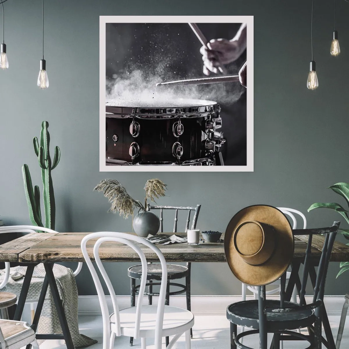 Póster - El pulso de la música - 60x60 cm