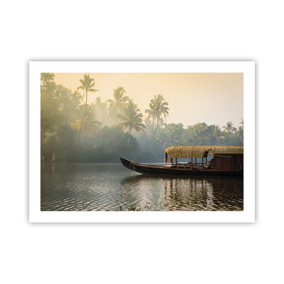 Póster - Casa en el río - 70x50 cm