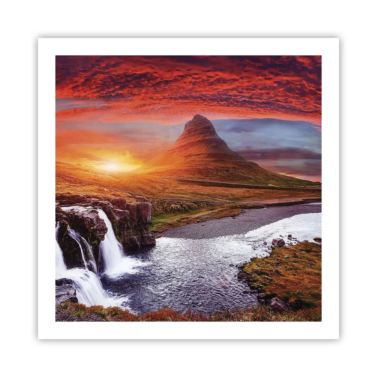 Póster - Una vista de la Tierra Media - 60x60 cm
