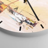 Esfera sin numeración, con rayas