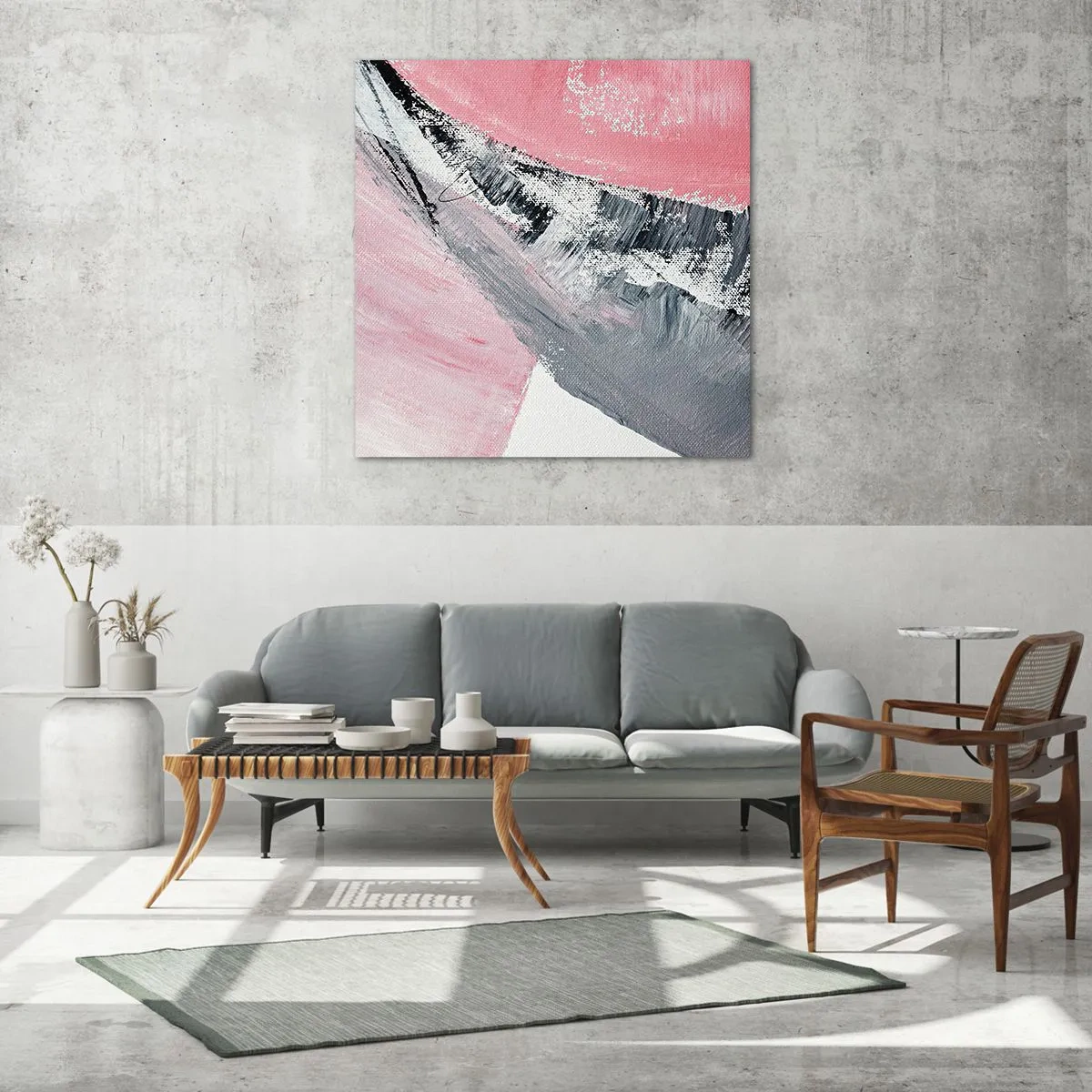 Cuadro sobre vidrio - Impresiones sobre Vidrio - Composición a juego - 50x50 cm