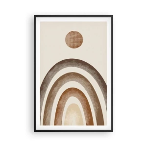 Póster en marco negro - En otro mundo - 61x91 cm