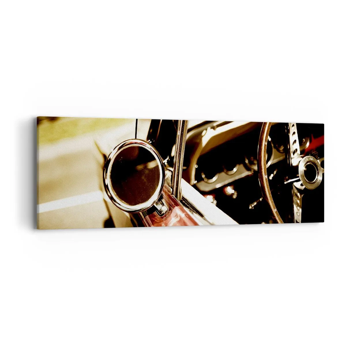 Cuadro sobre lienzo - Impresión de Imagen - Un coche con alma - 90x30 cm