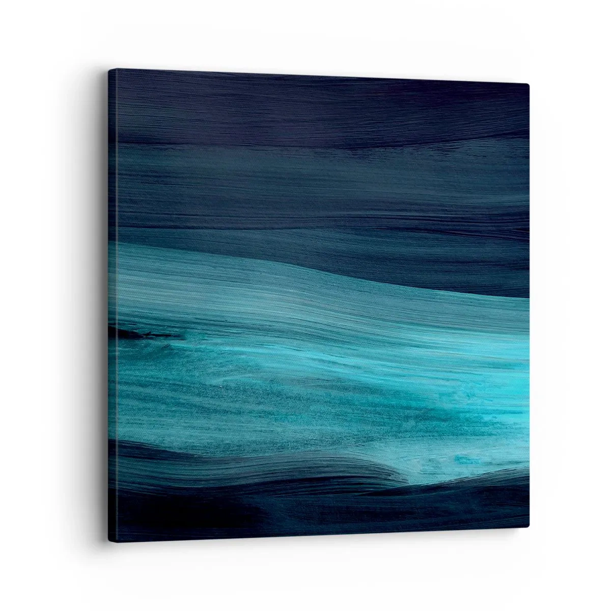 Cuadro sobre lienzo - Impresión de Imagen - Nadar con la corriente - 30x30 cm