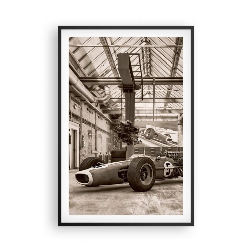 Póster en marco negro - El descanso del vencedor - 61x91 cm
