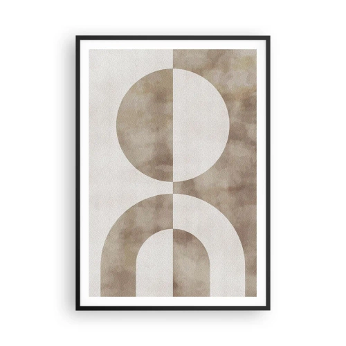 Póster en marco negro - Similitudes y diferencias - 70x100 cm