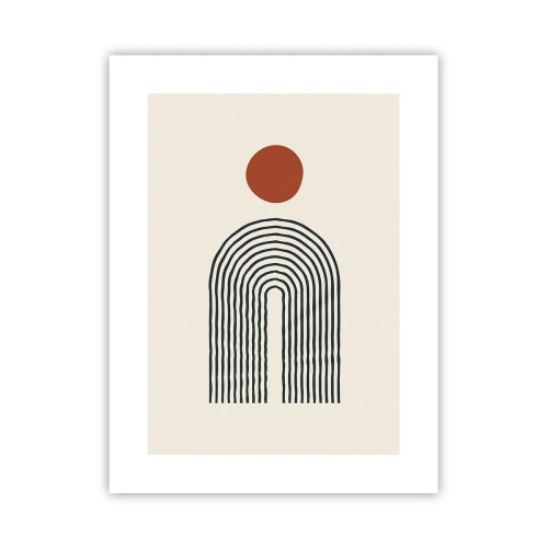 Póster - Magnetismo de formas y colores - 30x40 cm