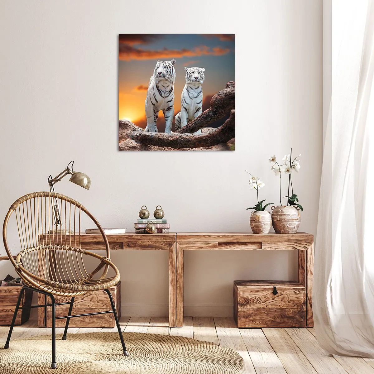 Cuadro sobre lienzo - Impresión de Imagen - Como en Narnia - 30x30 cm