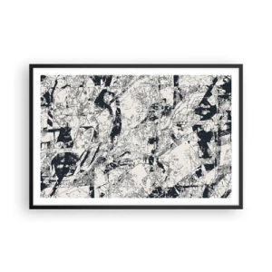 Póster en marco negro - La interpenetración de los opuestos - 91x61 cm