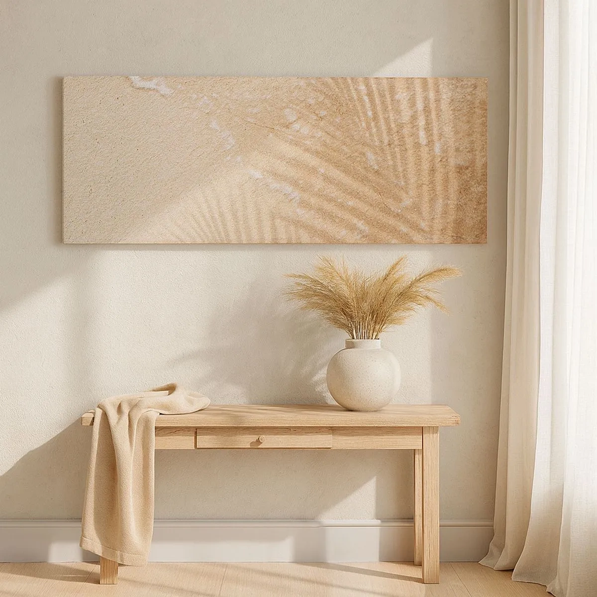 Cuadro sobre lienzo - Impresión de Imagen - La sombra de un verano caluroso - 100x40 cm