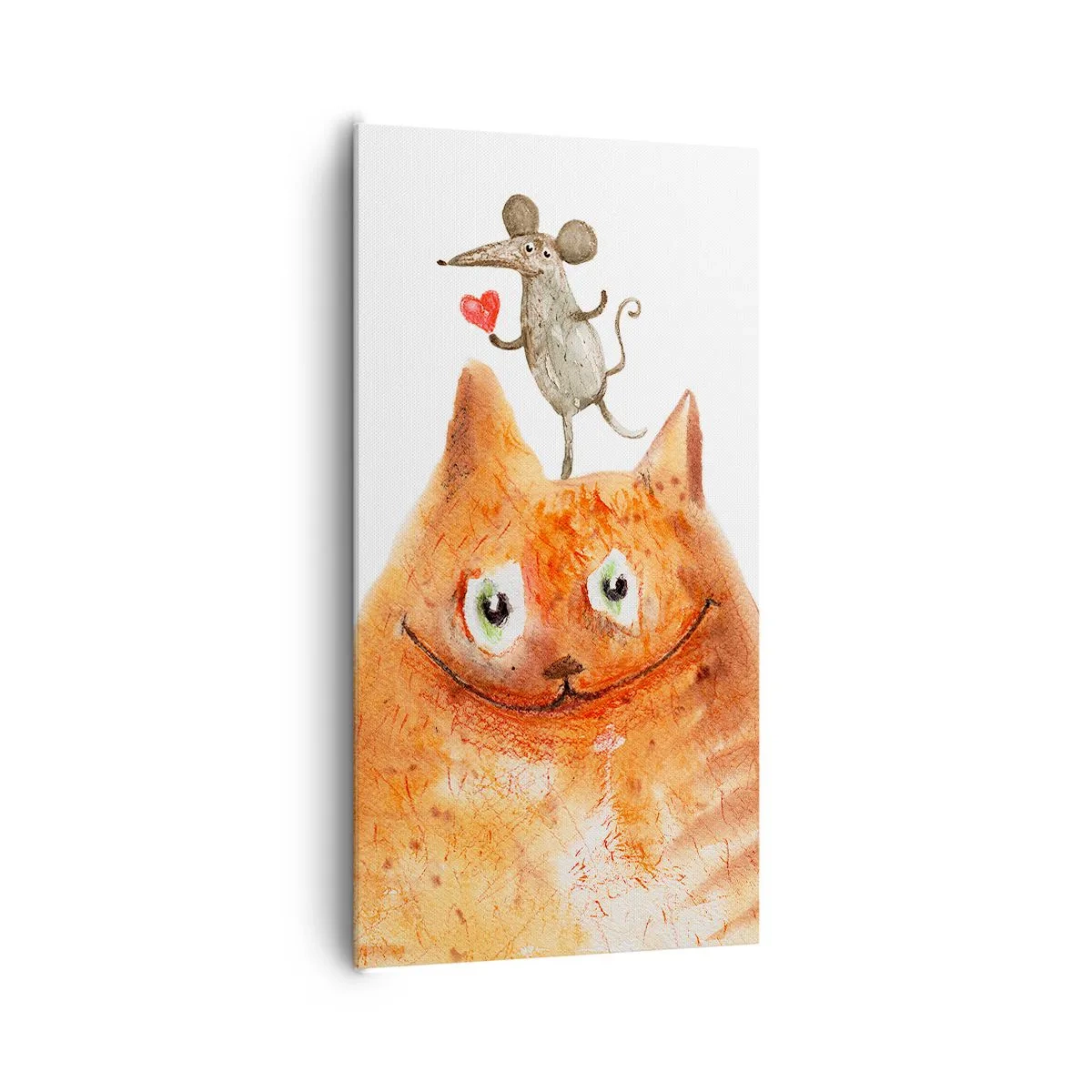 Cuadro sobre lienzo - Impresión de Imagen - Paradojas del amor - 65x120 cm