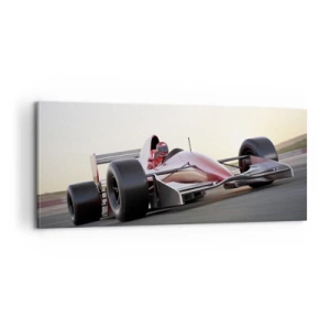 Cuadro sobre lienzo - Impresión de Imagen - Siempre el ganador - 100x40 cm