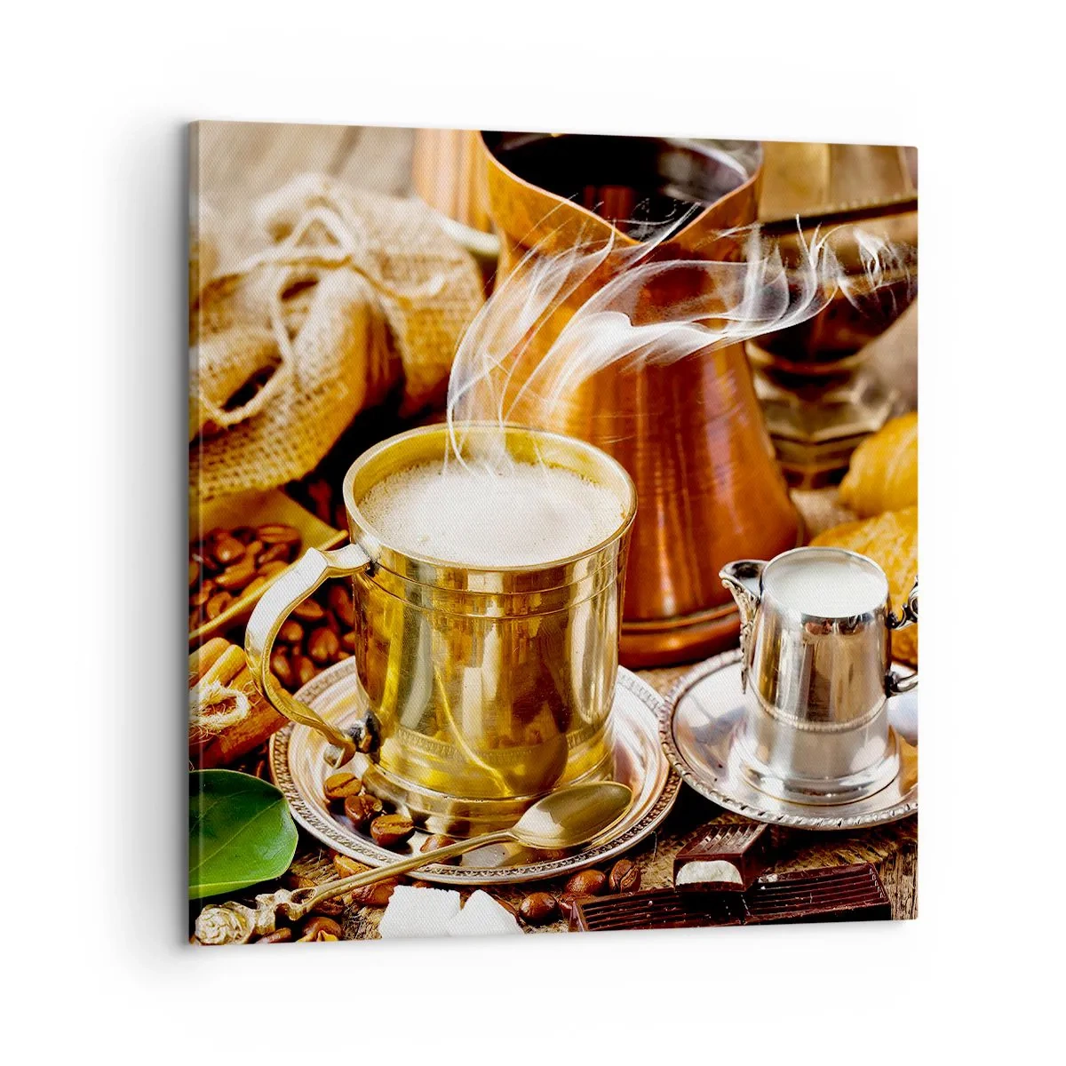 Cuadro sobre lienzo - Impresión de Imagen - Que tengas un buen día - 60x60 cm