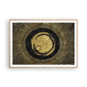 Póster en marco roble claro - Composición glamour - 100x70 cm