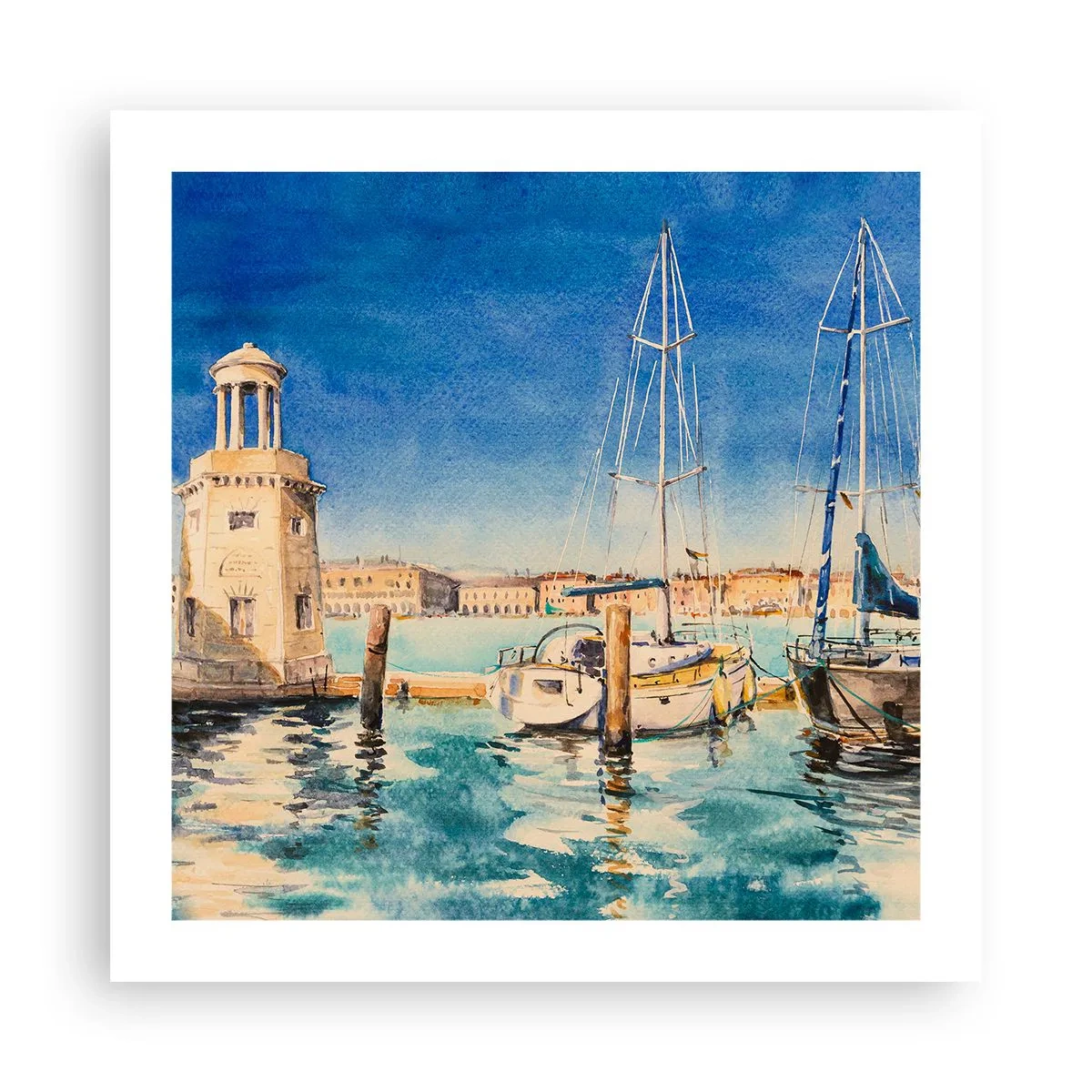 Póster - Laguna soleada - 50x50 cm