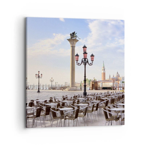 Cuadro sobre lienzo - Impresión de Imagen - Vamos, todo está listo - 70x70 cm