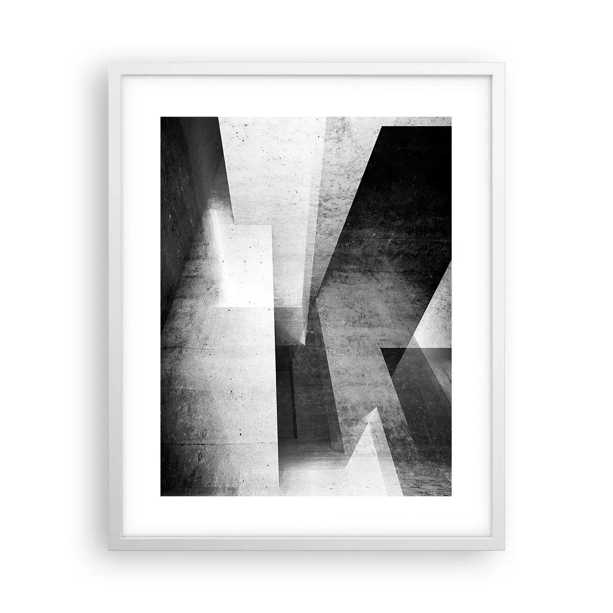 Póster en marco blanco - La estructura del espacio - 40x50 cm