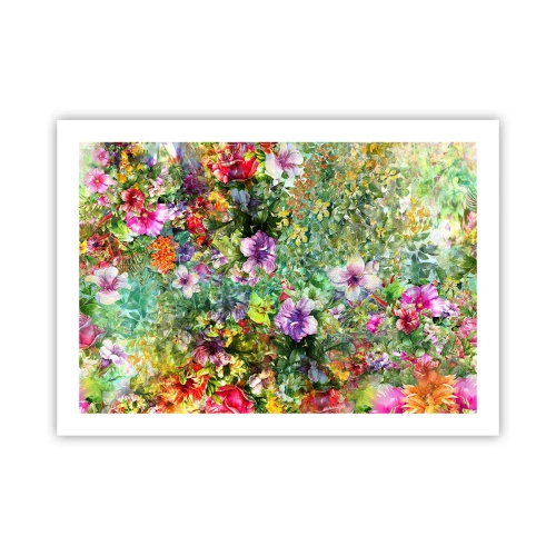 Póster - En flores a la perdición - 70x50 cm