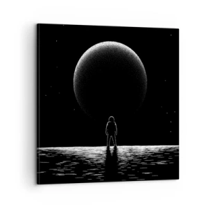 Cuadro sobre lienzo - Impresión de Imagen - Cara a cara - 60x60 cm