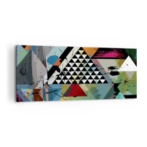 Cuadro sobre lienzo - Impresión de Imagen - Qué sencillo es - 100x40 cm