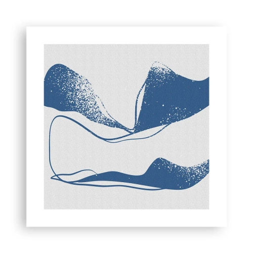 Póster - Abstracción con alas - 40x40 cm